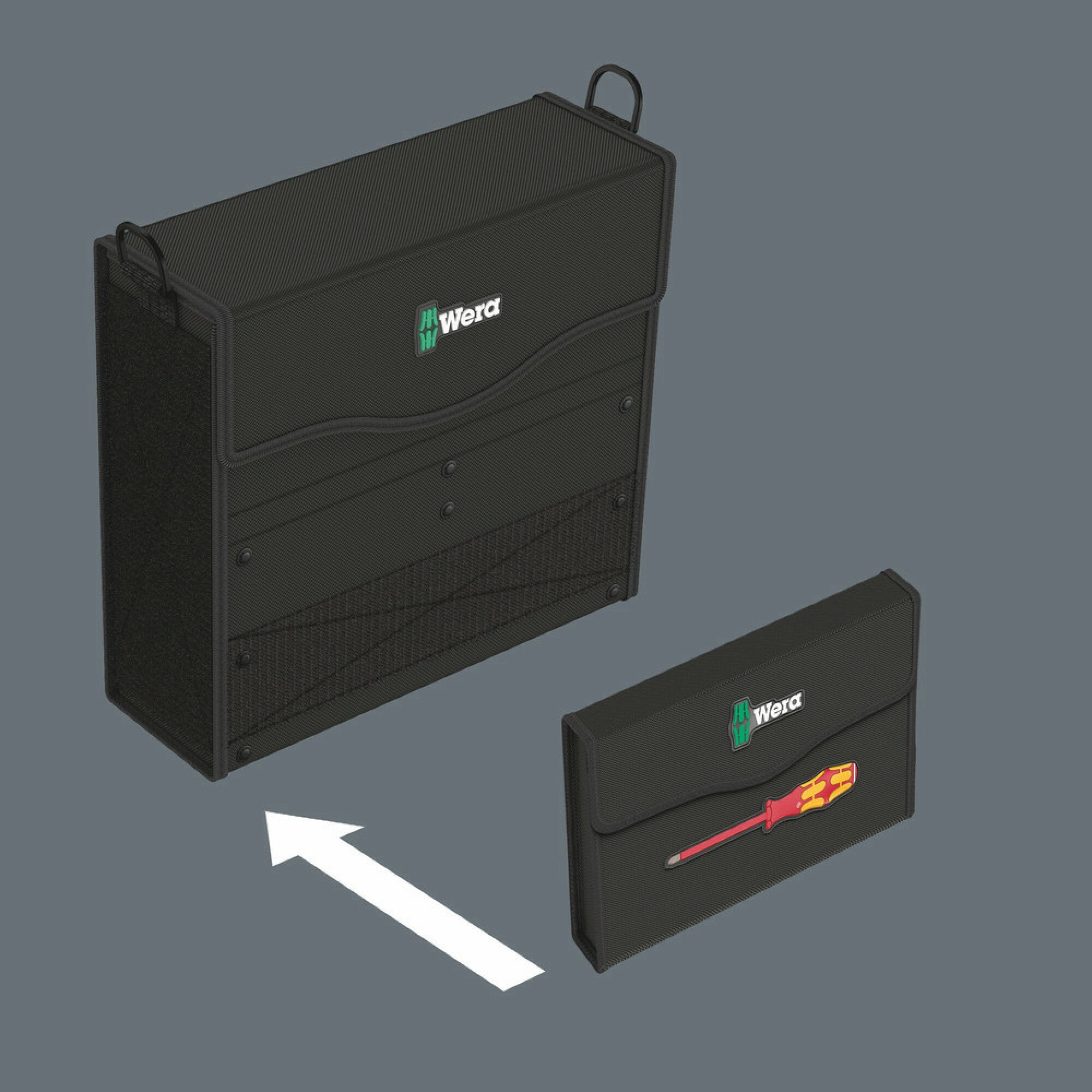 Wera Kraftform 100 iS/7 set 1 Screwdriver set Kraftform Plus series 100. Partly with reduced blade diameter, 7 pieces