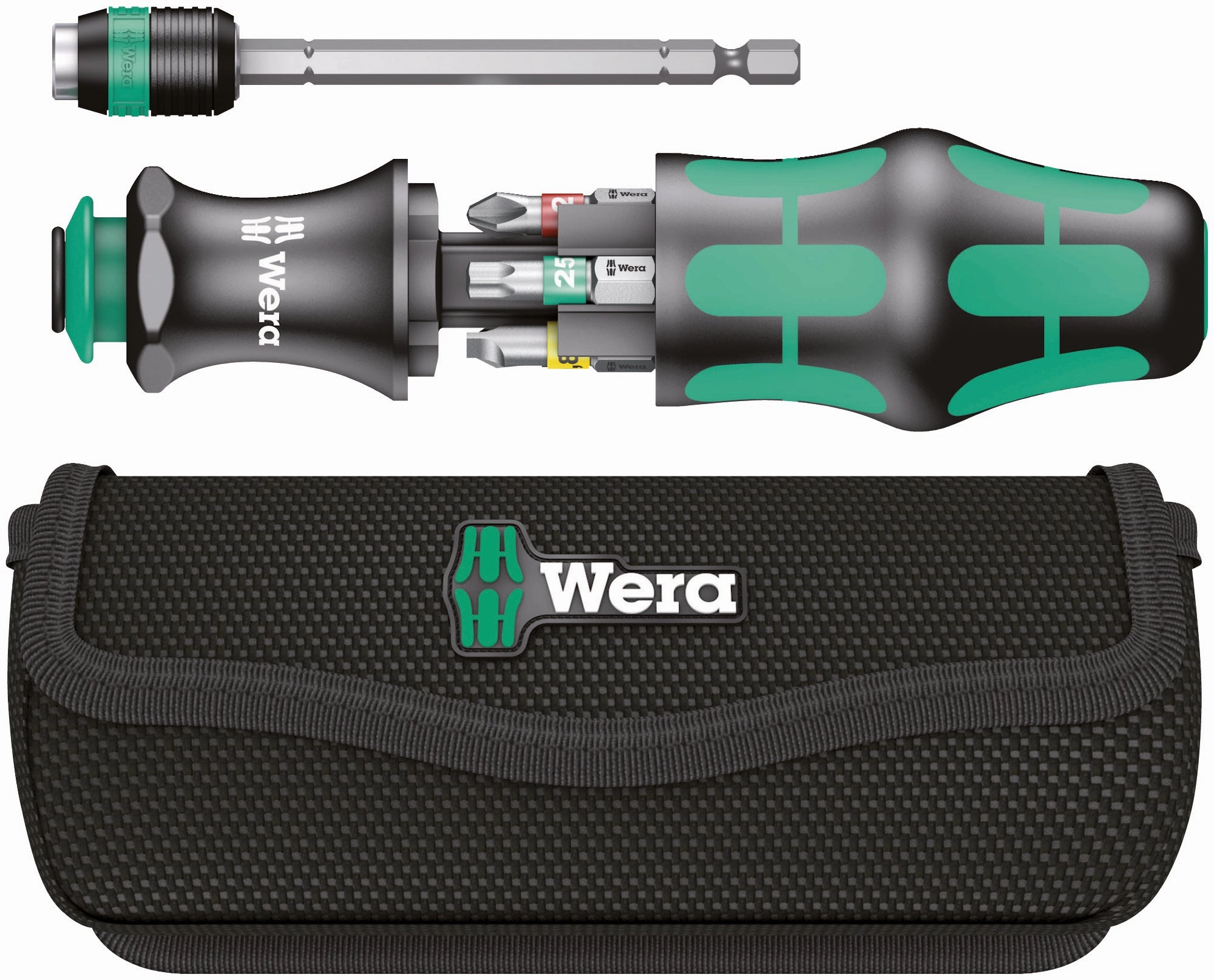 Wera Kraftform Kompakt 20 Tool Finder 1 with pouch, 7 pieces