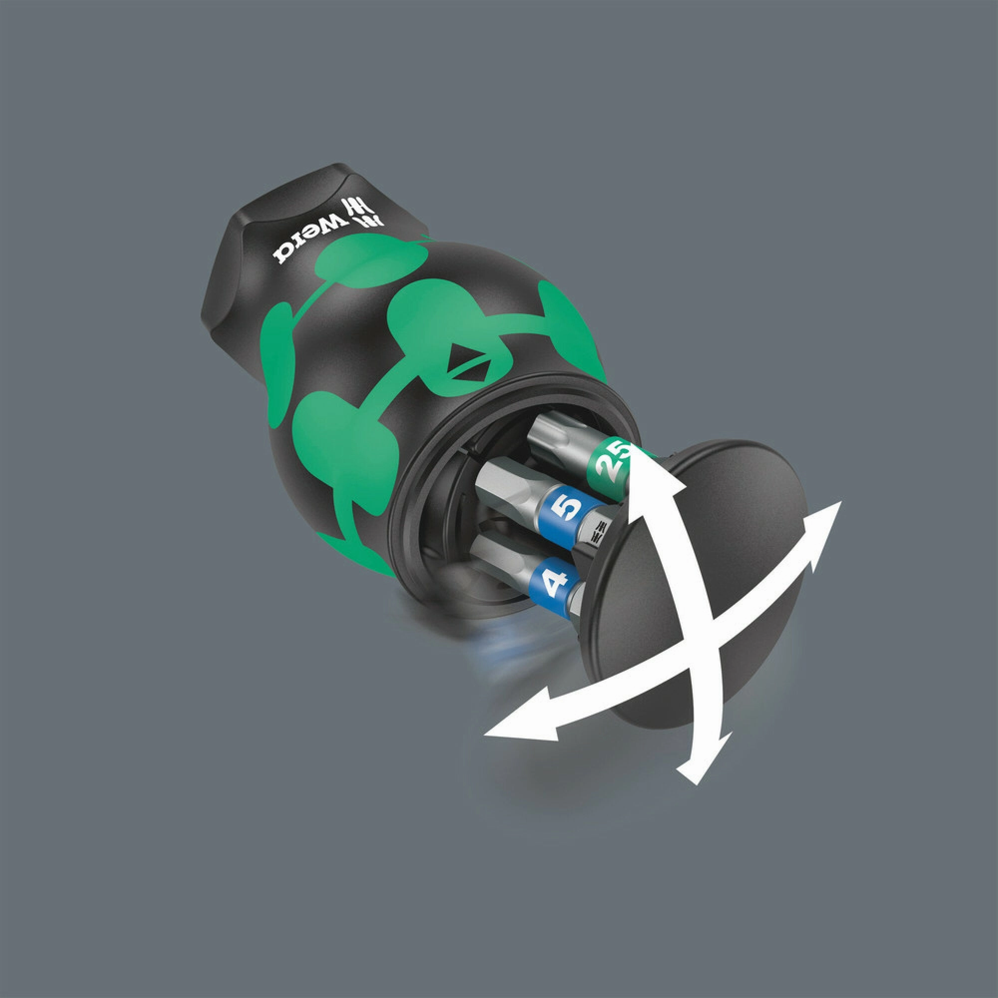 Wera Kraftform Kompakt Stubby magazine 3, 6 pieces
