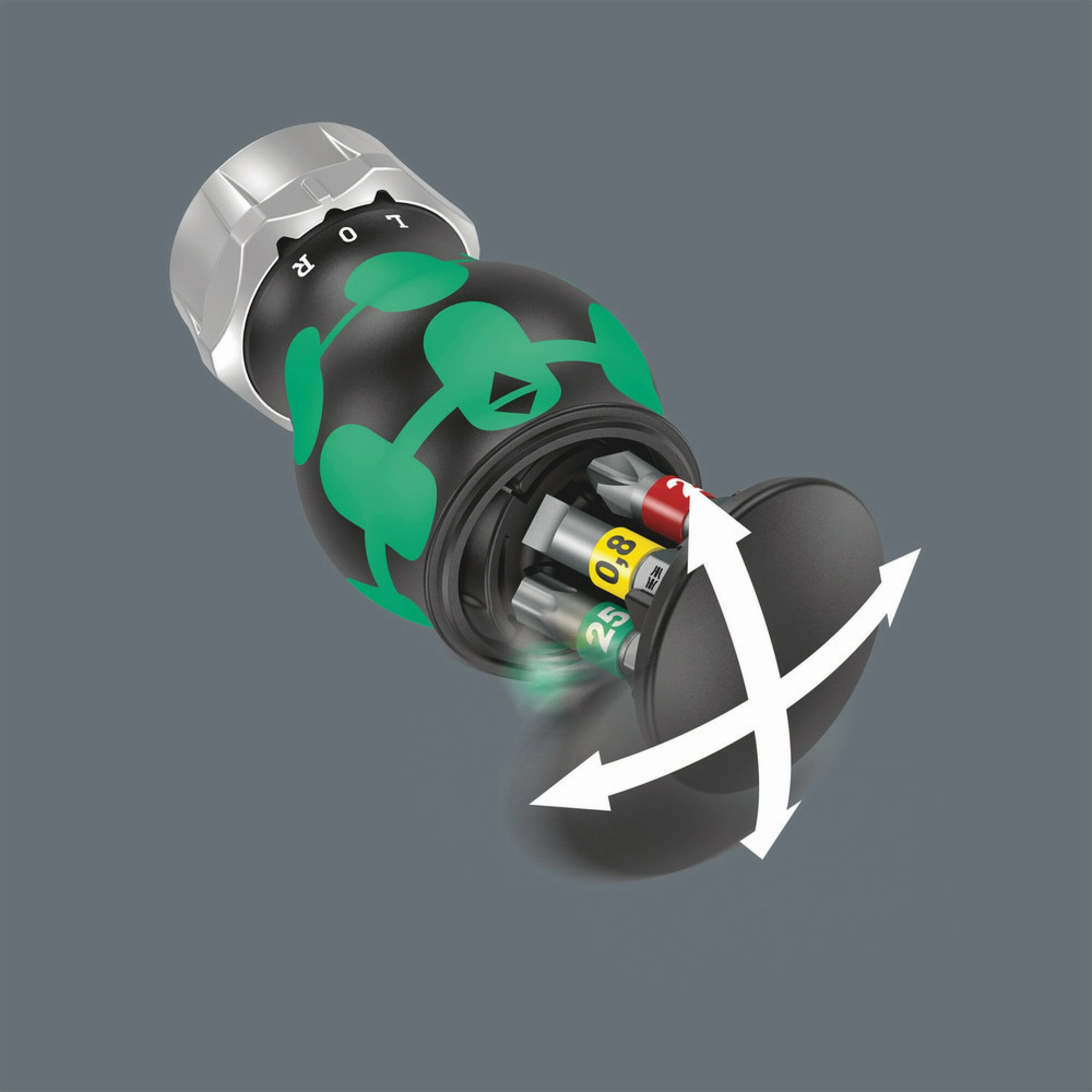 Wera Kraftform Kompakt Stubby magazine RA 1, 6 pieces