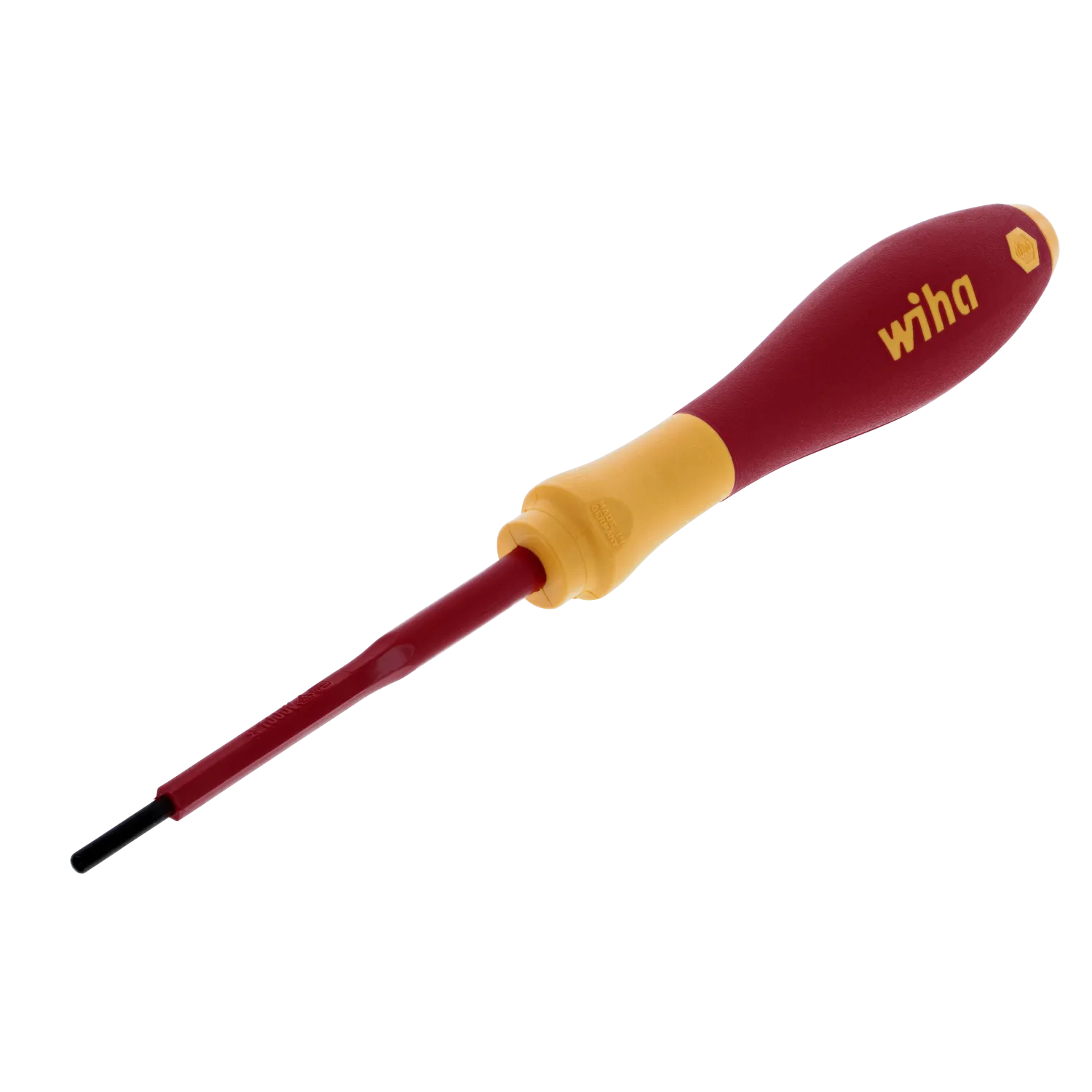 Wiha Tools 32300 Insulated Hex Metric Screwdriver, 2.5 mm x 75 mm