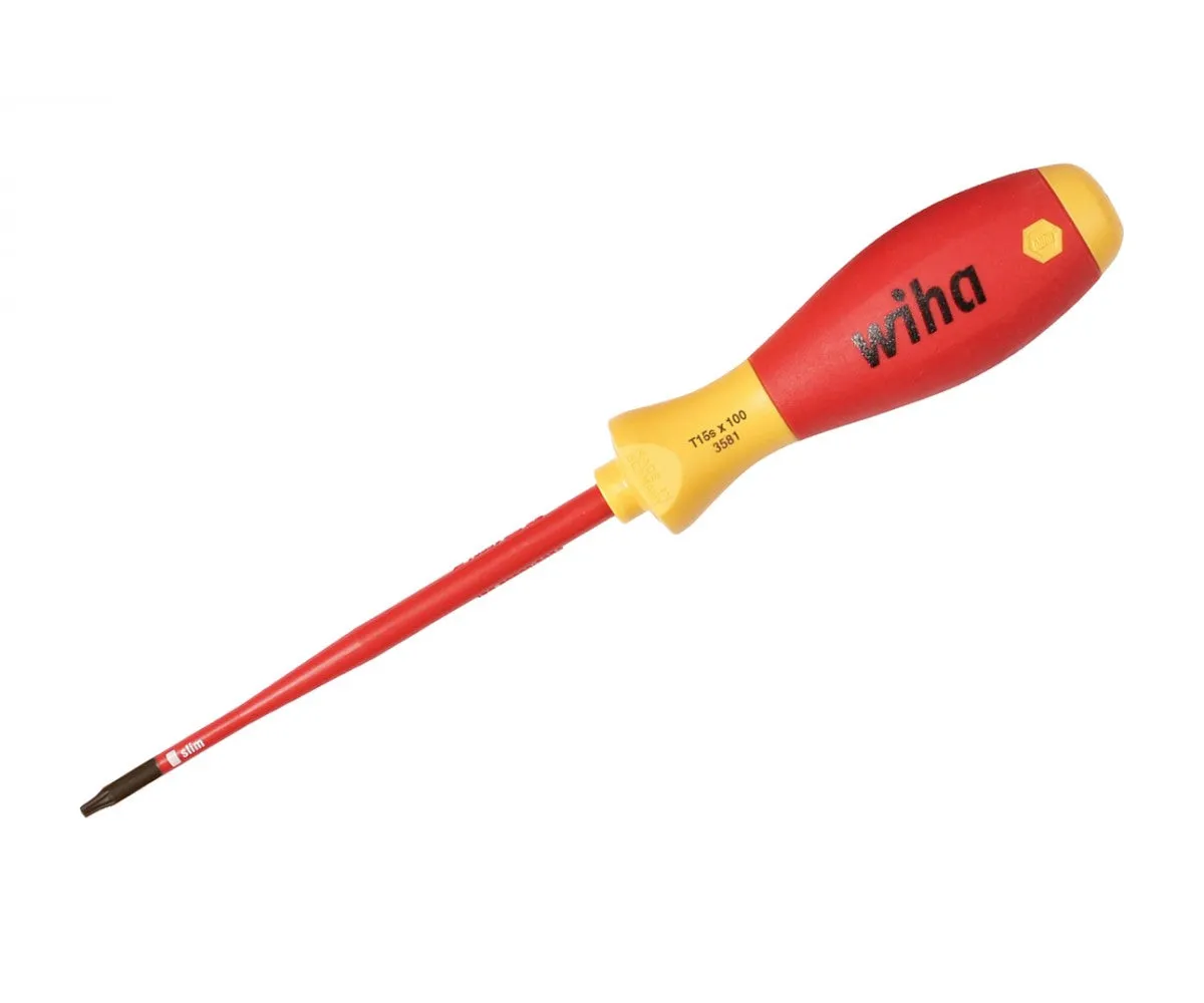 Wiha Tools 32517 Insulated SlimLine Security TORX Screwdriver, T27s x 125 mm