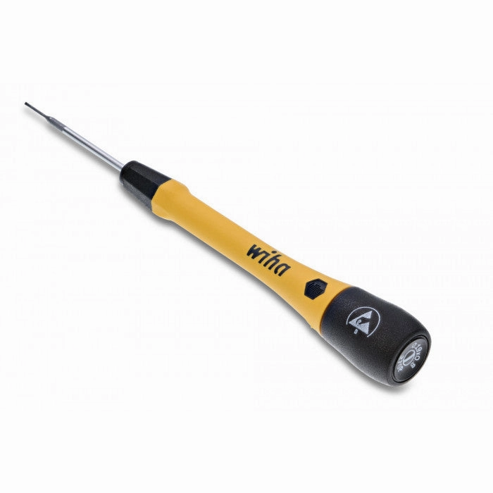 Wiha 27271 ESD Safe Picofinish Precision Screwdriver - Slotted 1.0mm x 40mm