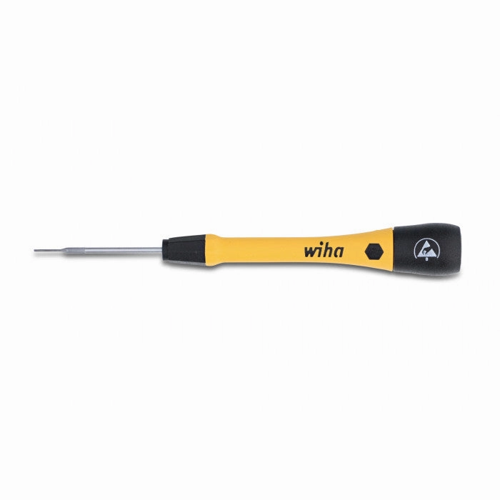 Wiha 27271 ESD Safe Picofinish Precision Screwdriver - Slotted 1.0mm x 40mm