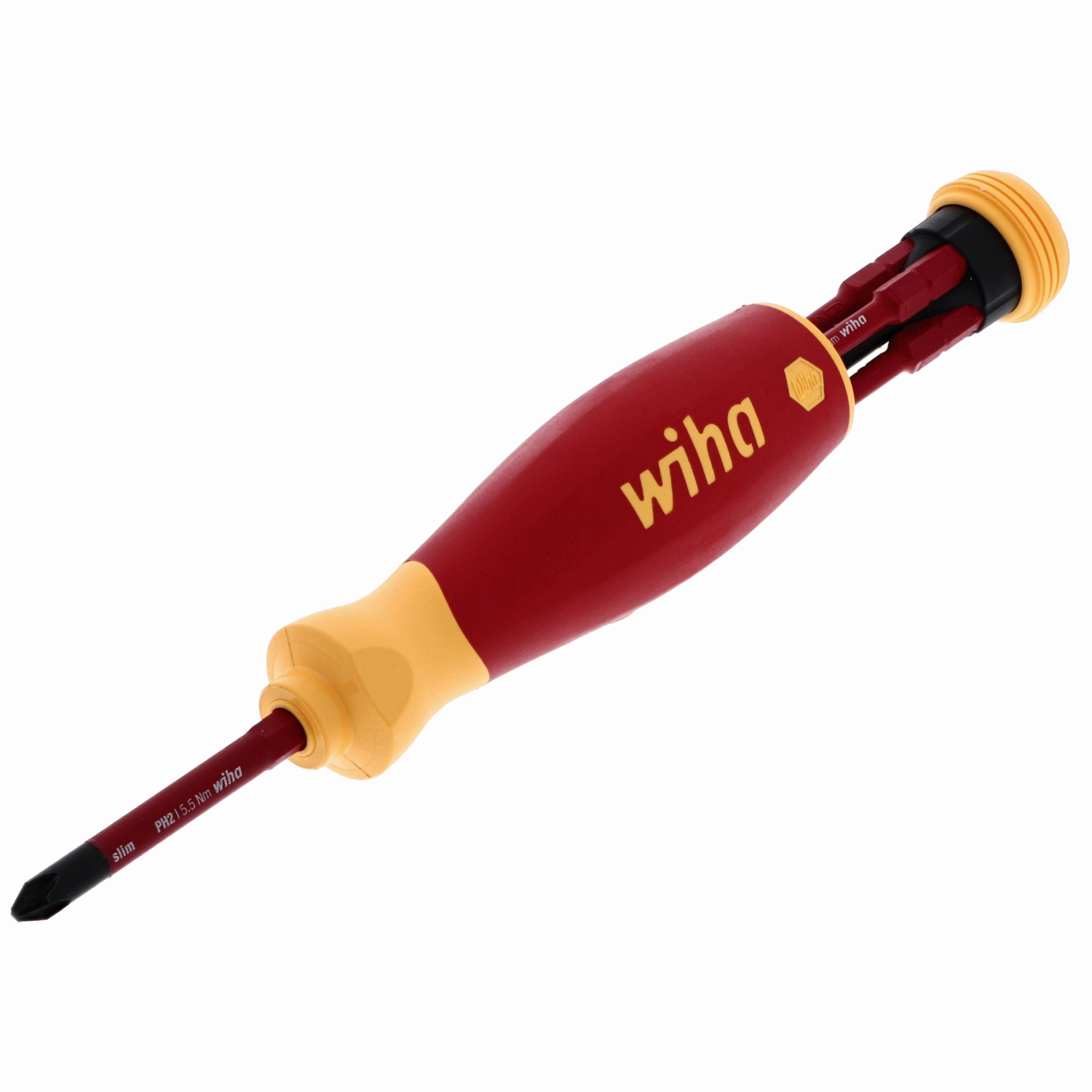 Wiha 28345 6 Piece Insulated SlimLine PocketMax Multi-Driver