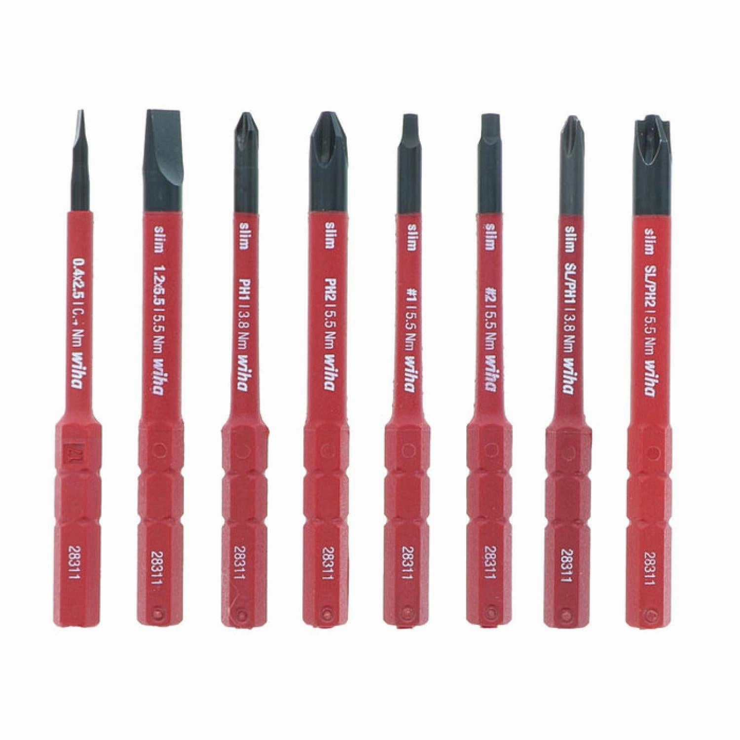 Wiha 28789 11-Piece Insulated TorqueControl SlimLine Set