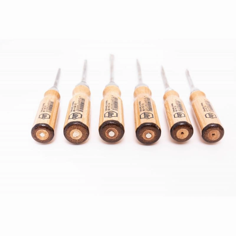 Wiha Tools 07149 Wooden Handle Screwdriver Set, 6 Pc.