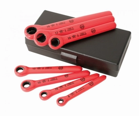 Wiha Tools 21290 7 PC Insulated Metric Ratchet Wrench Set