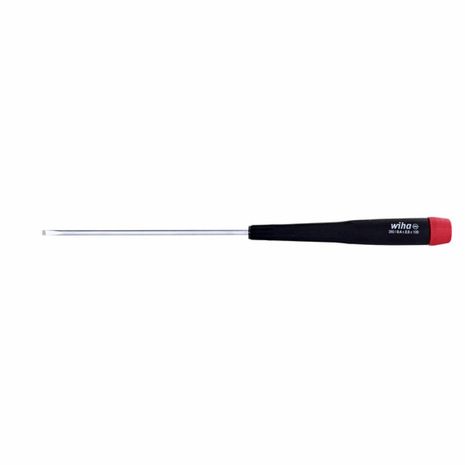Wiha Tools 26027 Precision Slotted Screwdriver 2.5 (3/32") x 100mm