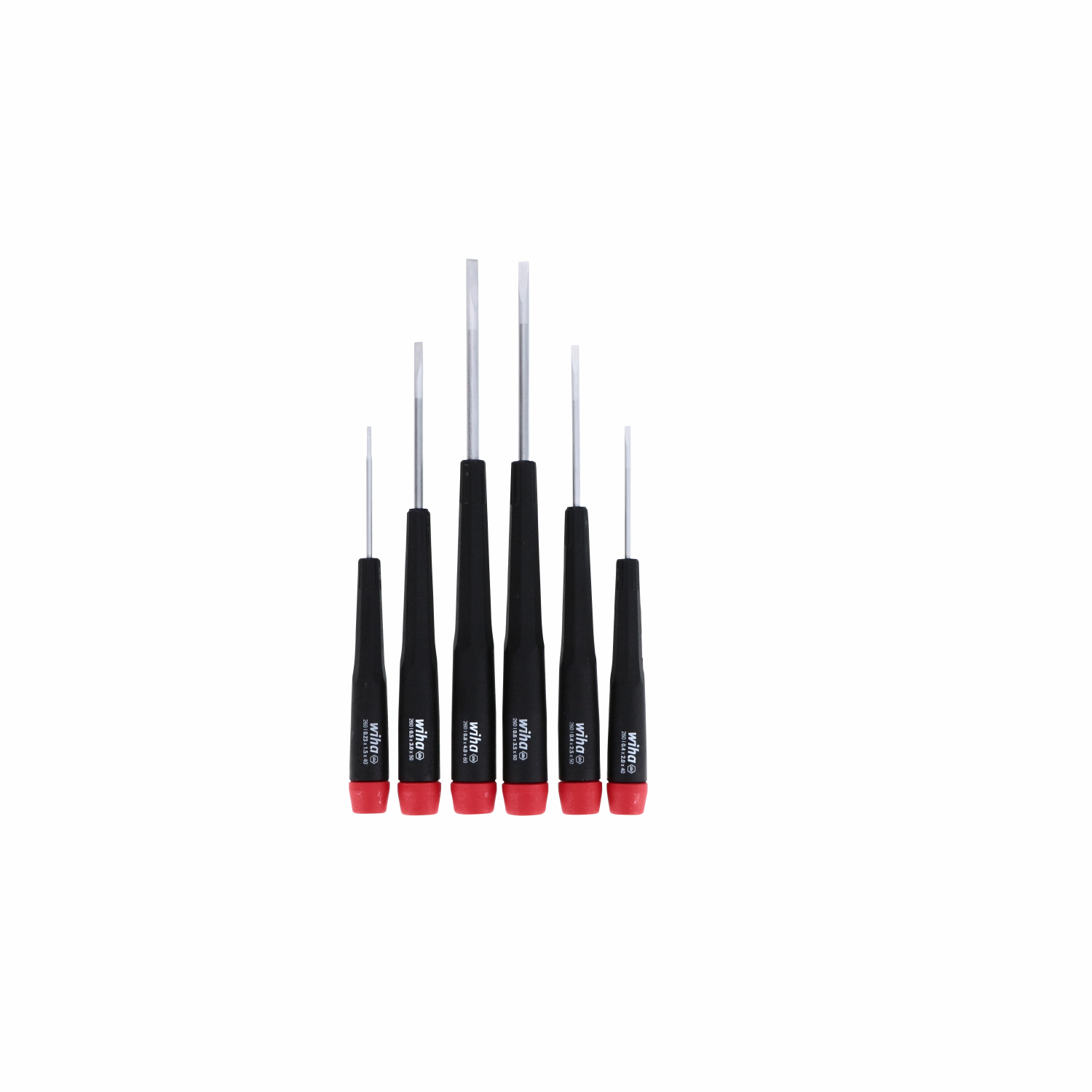 Wiha Tools 26090 6 Piece Precision Slotted Screwdriver Set