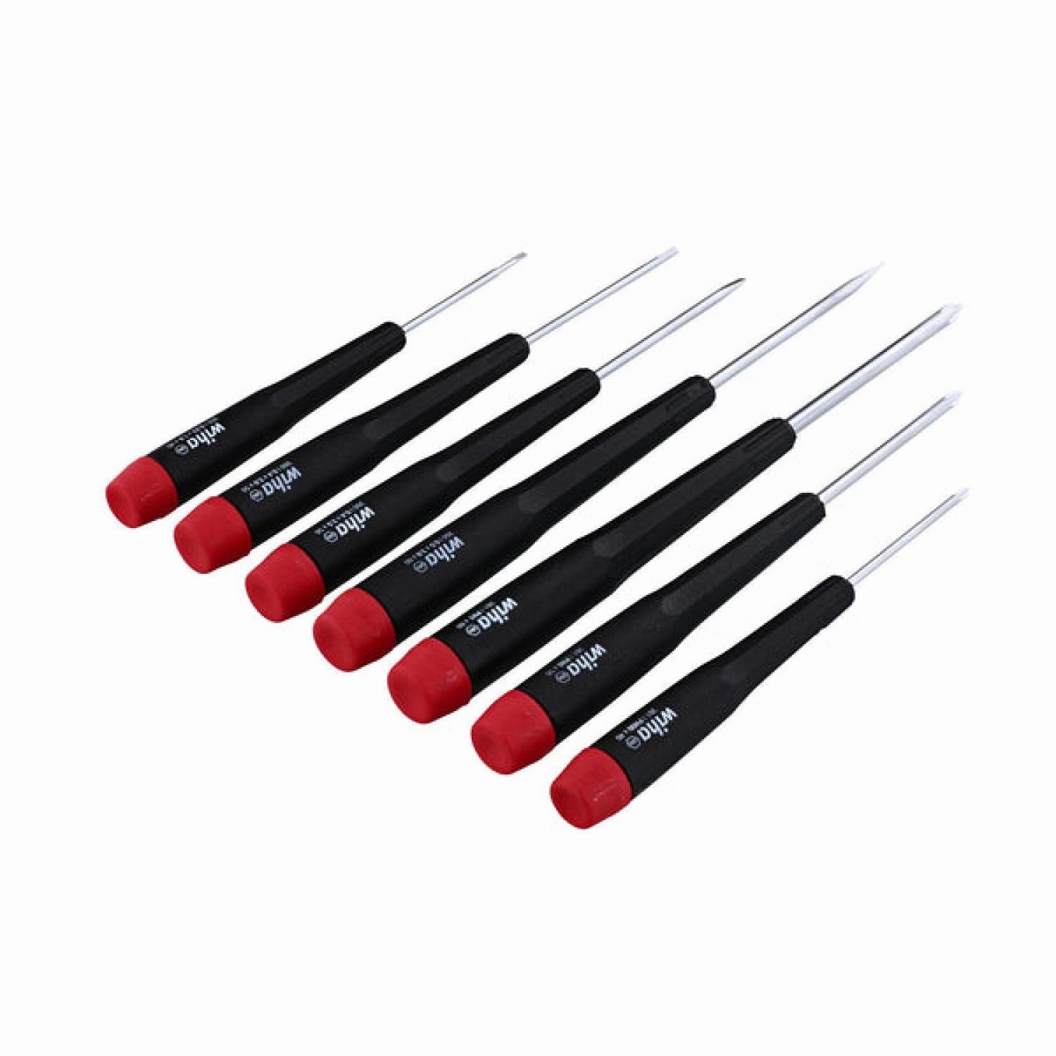 Wiha Tools 26197 Precision Slotted and Phillips Screwdriver Set, 7 Pc.