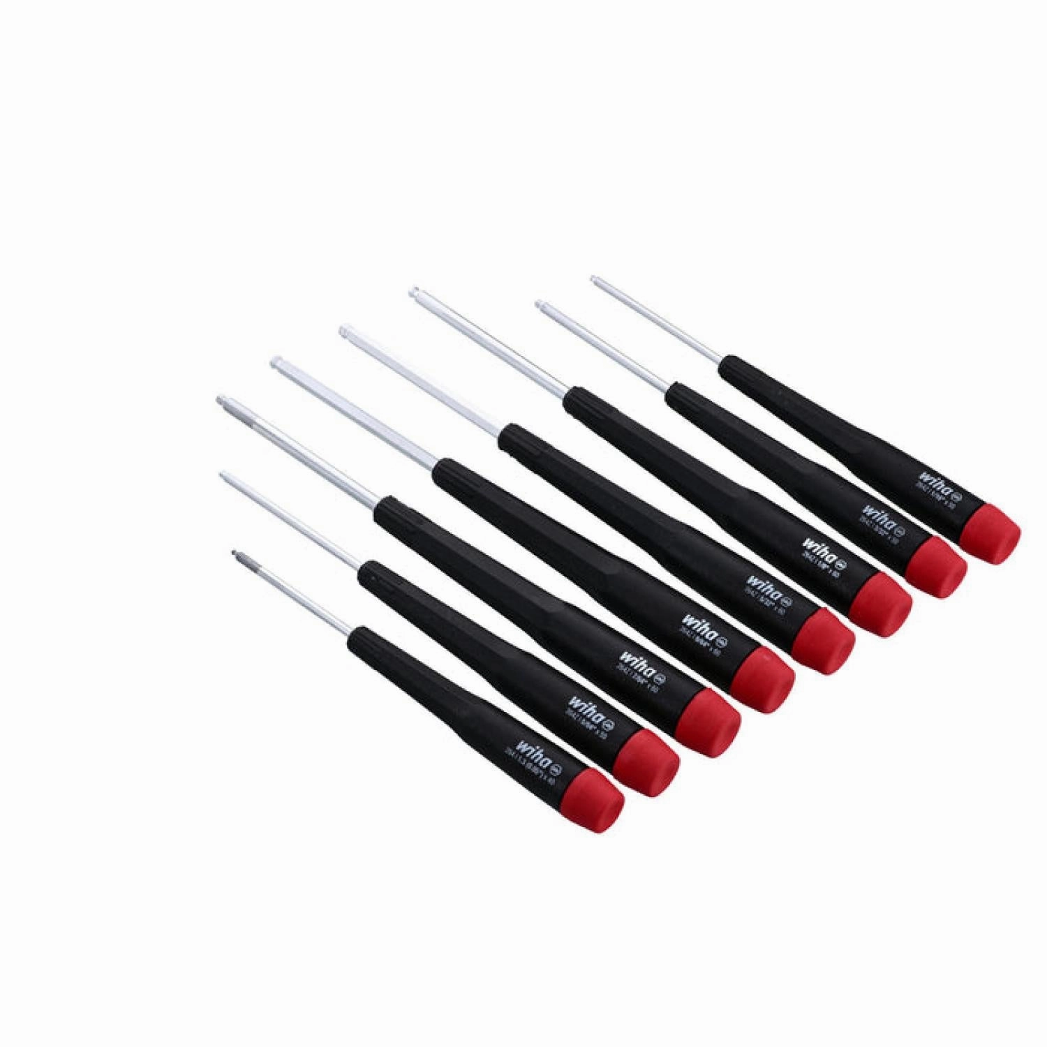 Wiha Tools 26490 Precision Ball End Hex Inch Driver 8 Piece Set