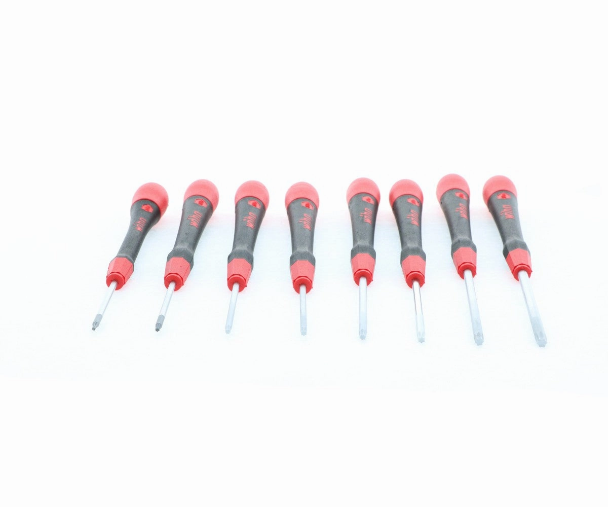 Wiha Tools 26796 PicoFinish Precision Torx Screwdriver 8 Piece Set T5-T20 in Black Canvas Pouch