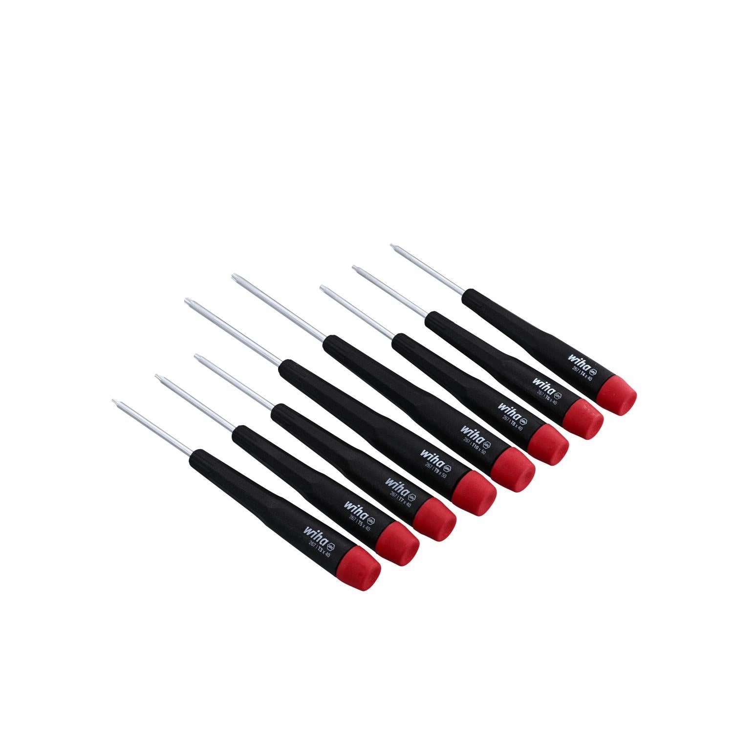 Wiha Tools 26799 Precision Torx Screwdriver 8 Piece Set T3-T10 in Canvas Pouch