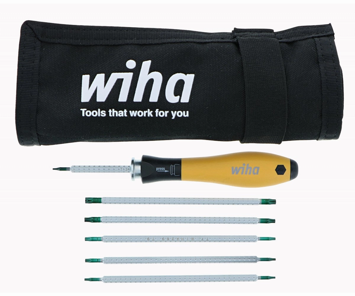 Wiha Tools 26930 Drive-Loc IV ESD Safe TORX Set, 7 Pieces