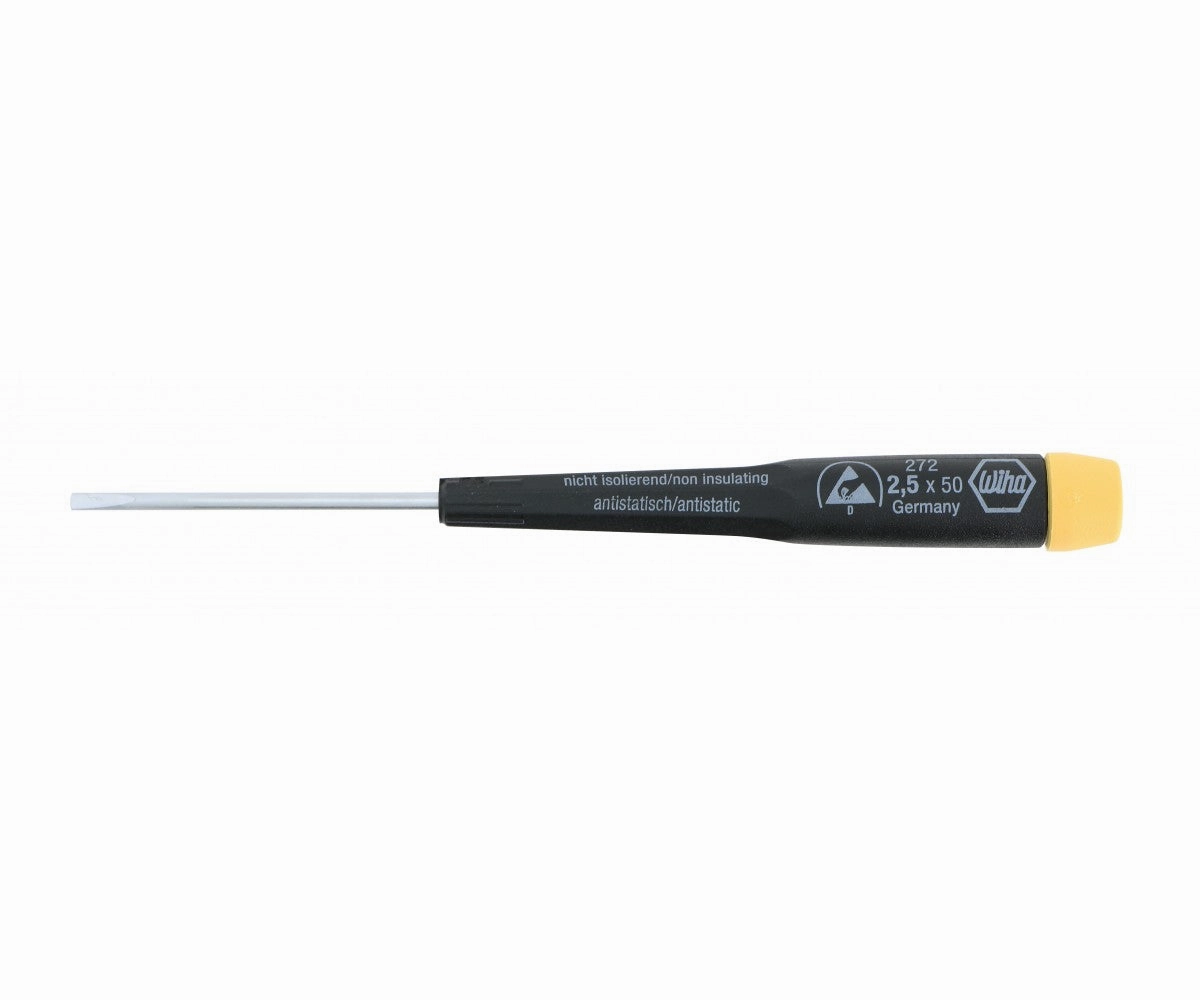 Wiha Tools 27228 2.5 x 150mm Slotted Precision ESD Safe