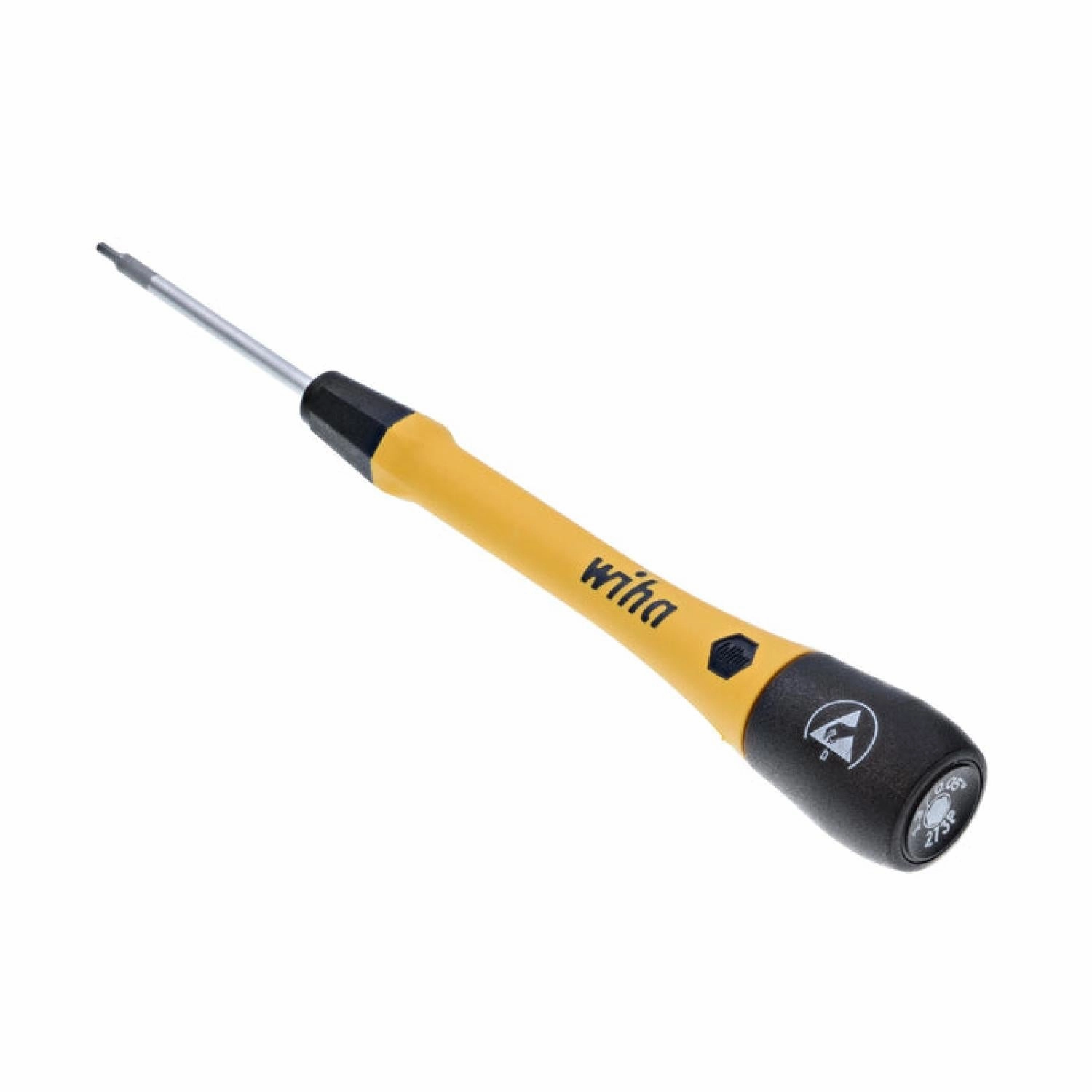 Wiha Tools 27552 ESD PicoFinish Precision Hex Screwdriver - 1.3mm x 40mm
