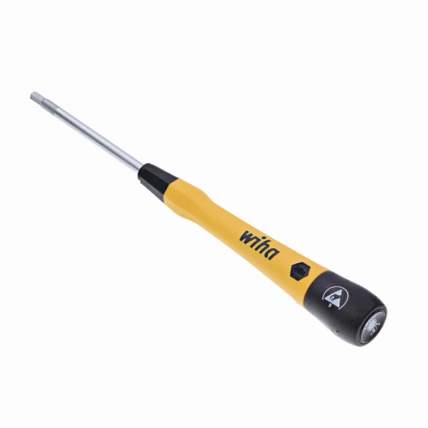 Wiha Tools 27560 ESD Safe Pico Finish Precision Screwdriver - Hex 7/64" x 60mm