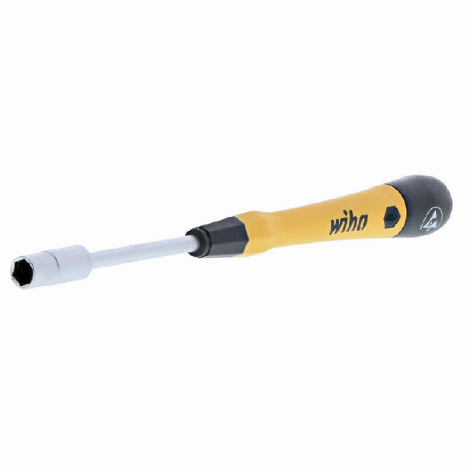 Wiha Tools 27776 ESD Safe PicoFinish Precision Nut Driver - 7/32" x 60mm