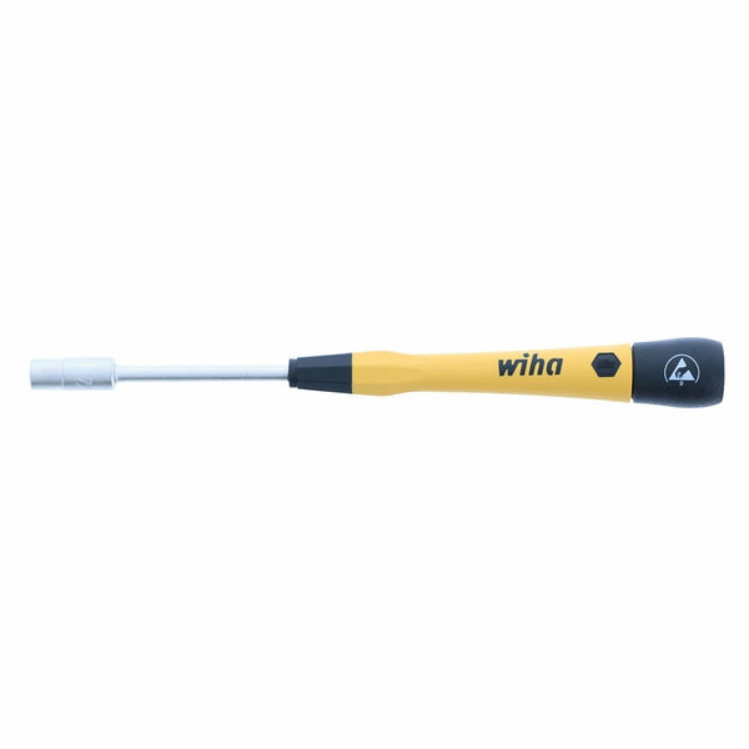 Wiha Tools 27776 ESD Safe PicoFinish Precision Nut Driver - 7/32" x 60mm