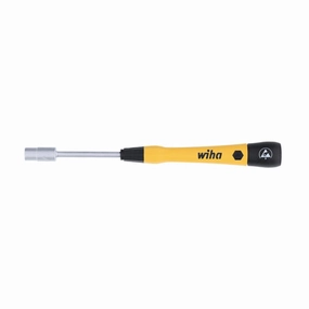 Wiha Tools 27777 ESD Safe PicoFinish Precision Nut Driver - 1/4" x 60mm