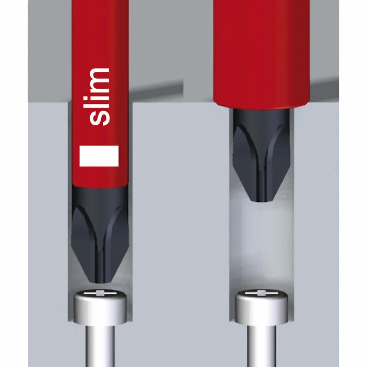 Wiha Tools 28391 Insulated SlimLine Blade Set, 8 Pc.