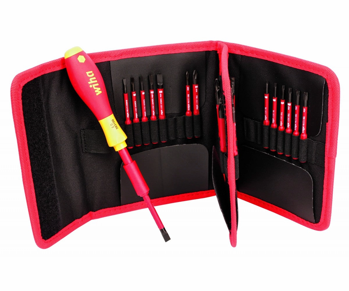 Wiha Tools 28399 Insulated SoftFinish SlimLine Blade Set, 30 Pc.