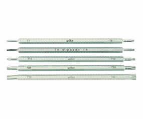 Wiha Tools 28485 5 Piece Drive-Loc VI Torx Blade Set