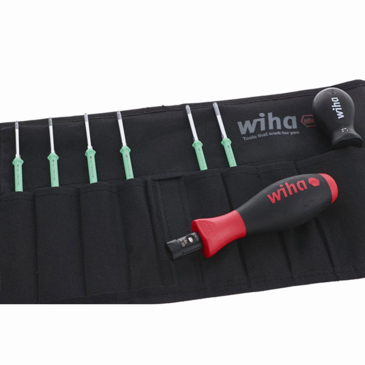 Wiha Tools 28598 TorqueControl TORX Plus Blade Set w/ Canvas Pouch, 8 Pc.