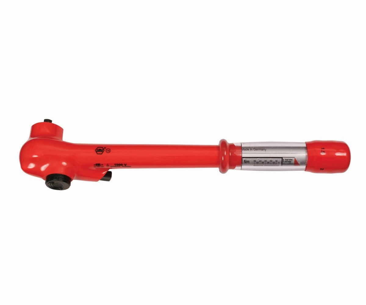 Wiha Tools 30138 Insulated Ratcheting Torque Wrench, 3/8"
