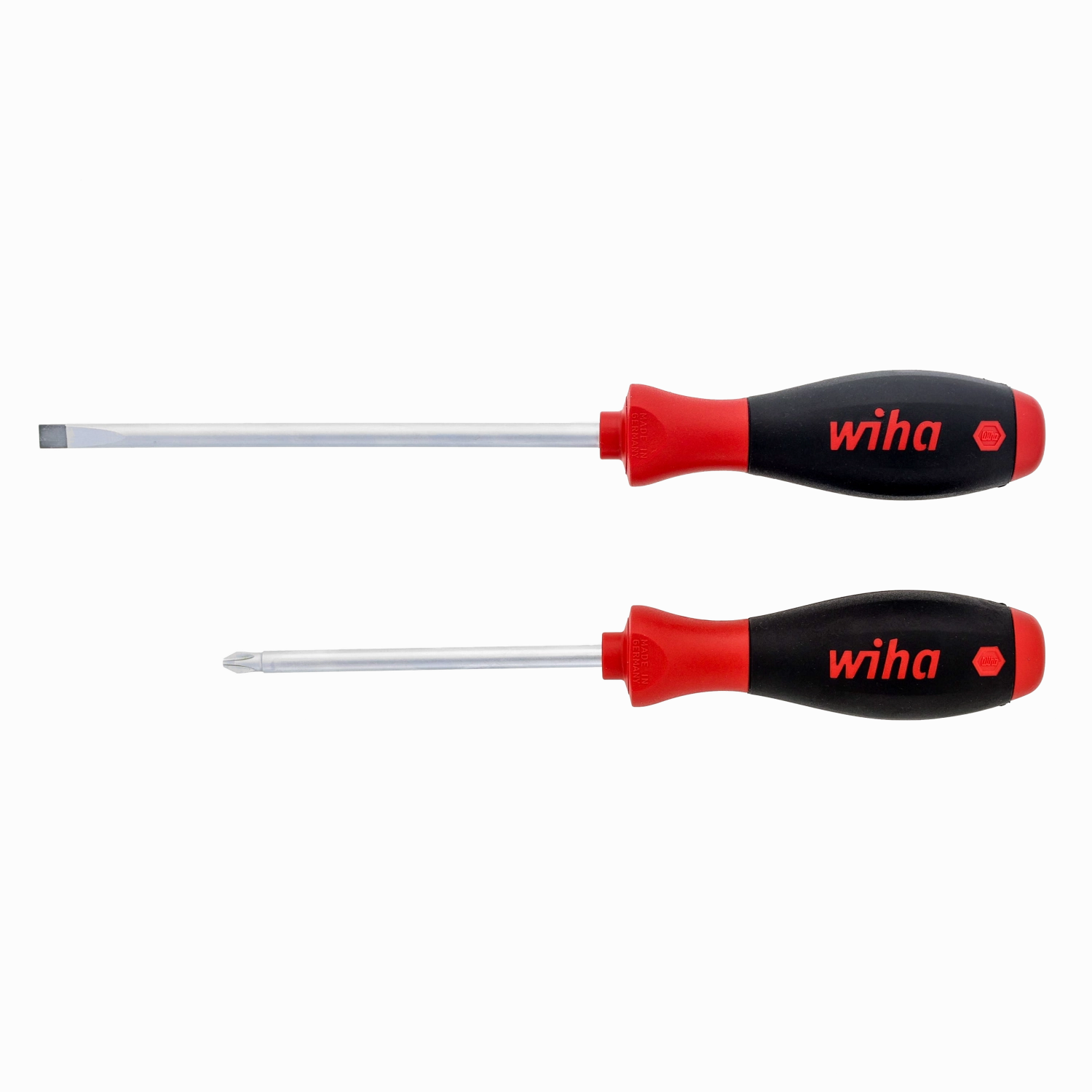 Wiha Tools 30279 SoftFinish Slotted / Phillips Screwdriver Set, 2 Pc.