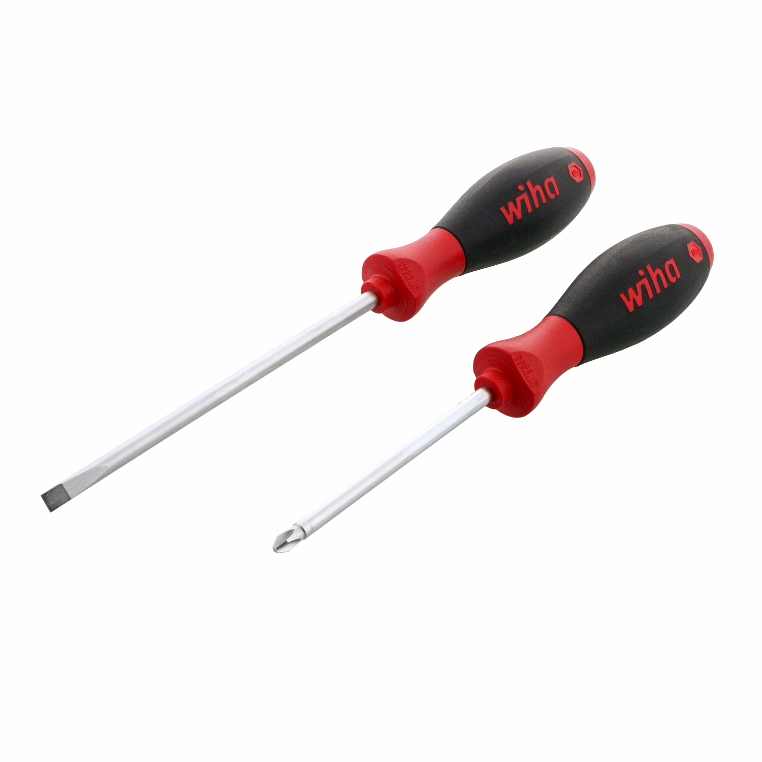Wiha Tools 30279 SoftFinish Slotted / Phillips Screwdriver Set, 2 Pc.