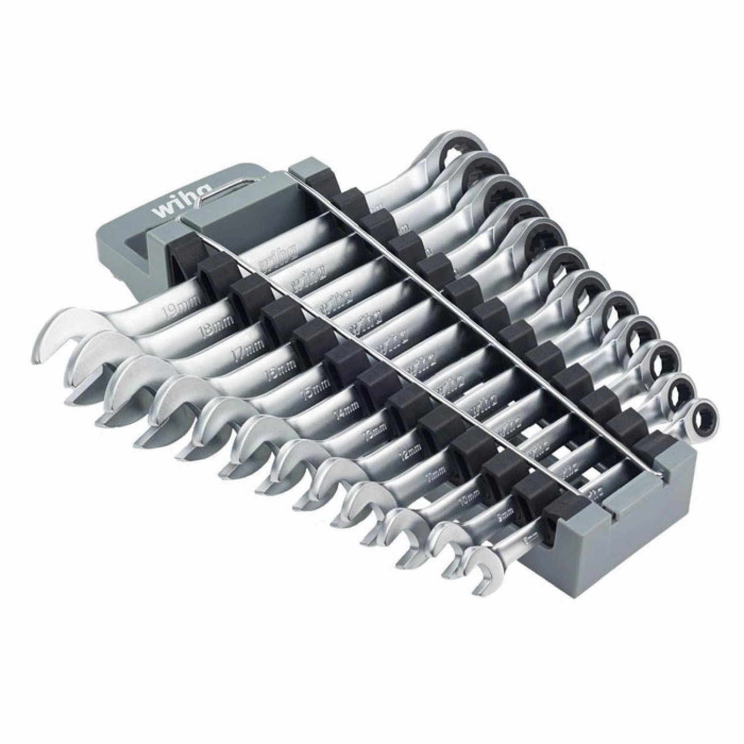 Wiha Tools 30391 Combination Metric Ratchet Wrenches, 12 Pc. Set