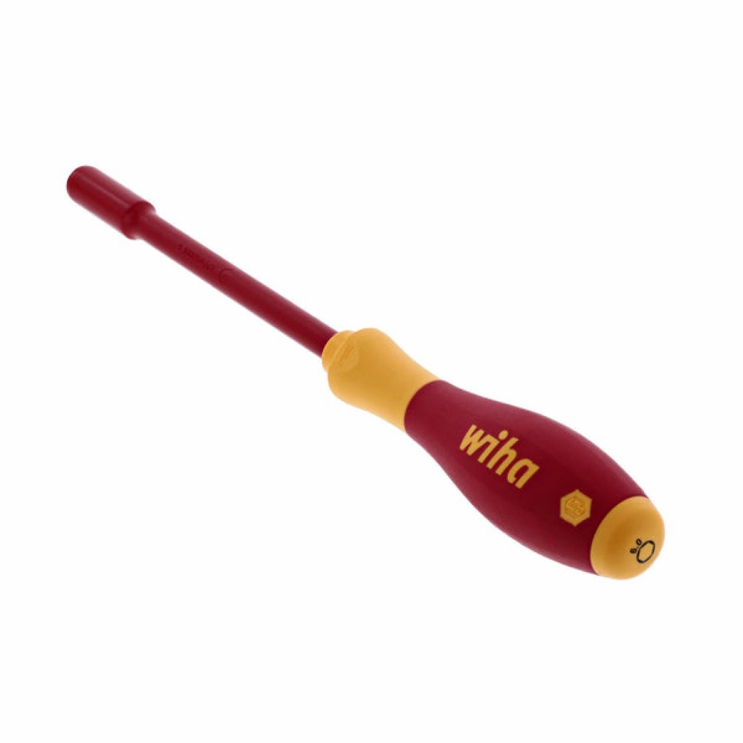Wiha Tools 32215 Insulated Nut Driver, 6.0 mm x 125 mm