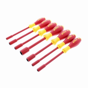 Wiha Tools 32293 7 Piece Insulated Nut Driver Metric Set