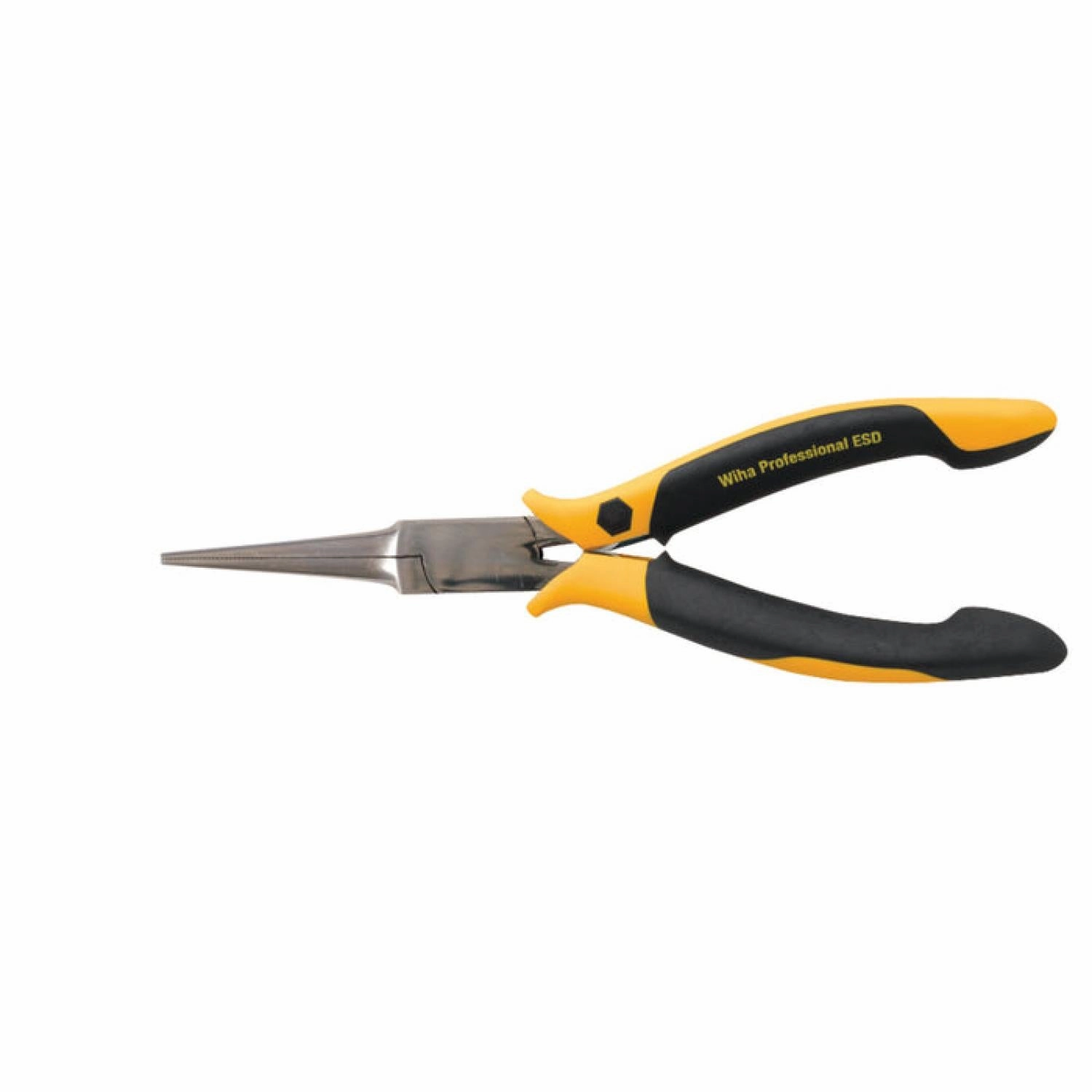 Wiha Tools 32746 ESD Safe Precision Long Needle Nose Straight Serrated Jaws Pliers