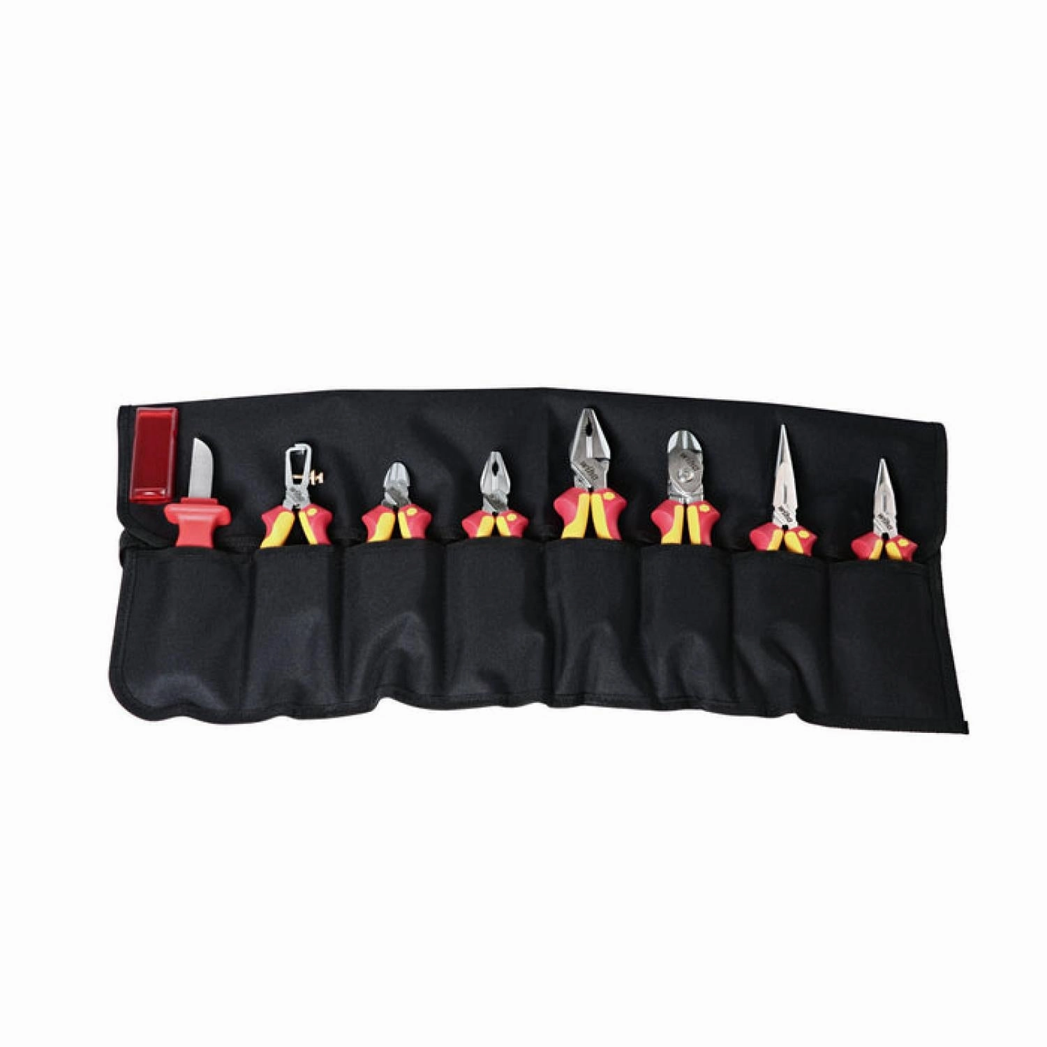 Wiha Tools 32889 Insulated Pliers / Cutters / Knife Set, 8 Pc.