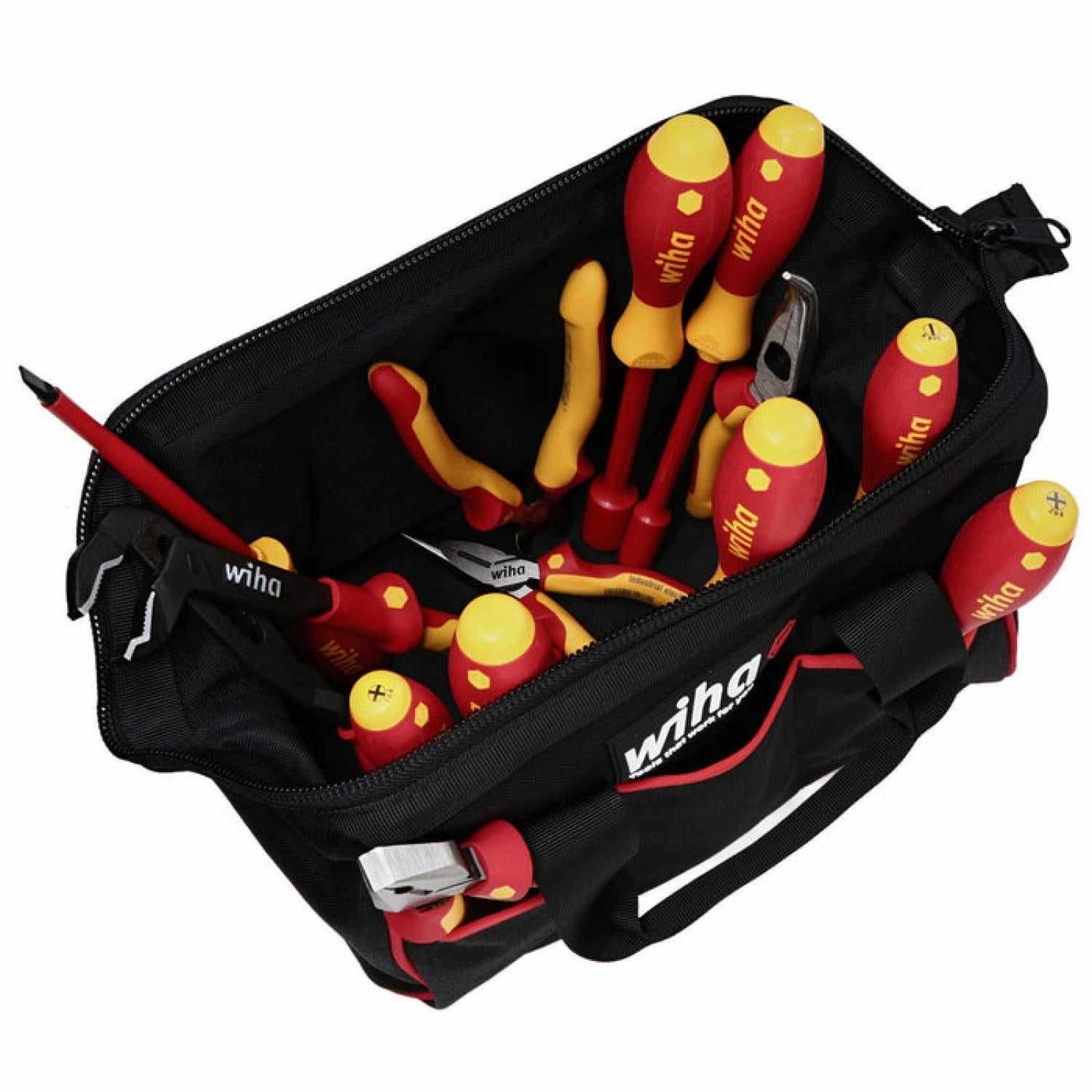 Wiha Tools 32894 Insulated Pliers / Cutter / Screwdrivers / Nut Drivers Set, 13 Pc.