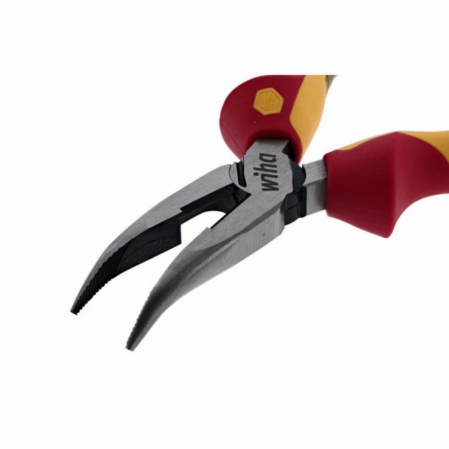 Wiha Tools 32928 Insulated Bent Nose Pliers, 6.3"