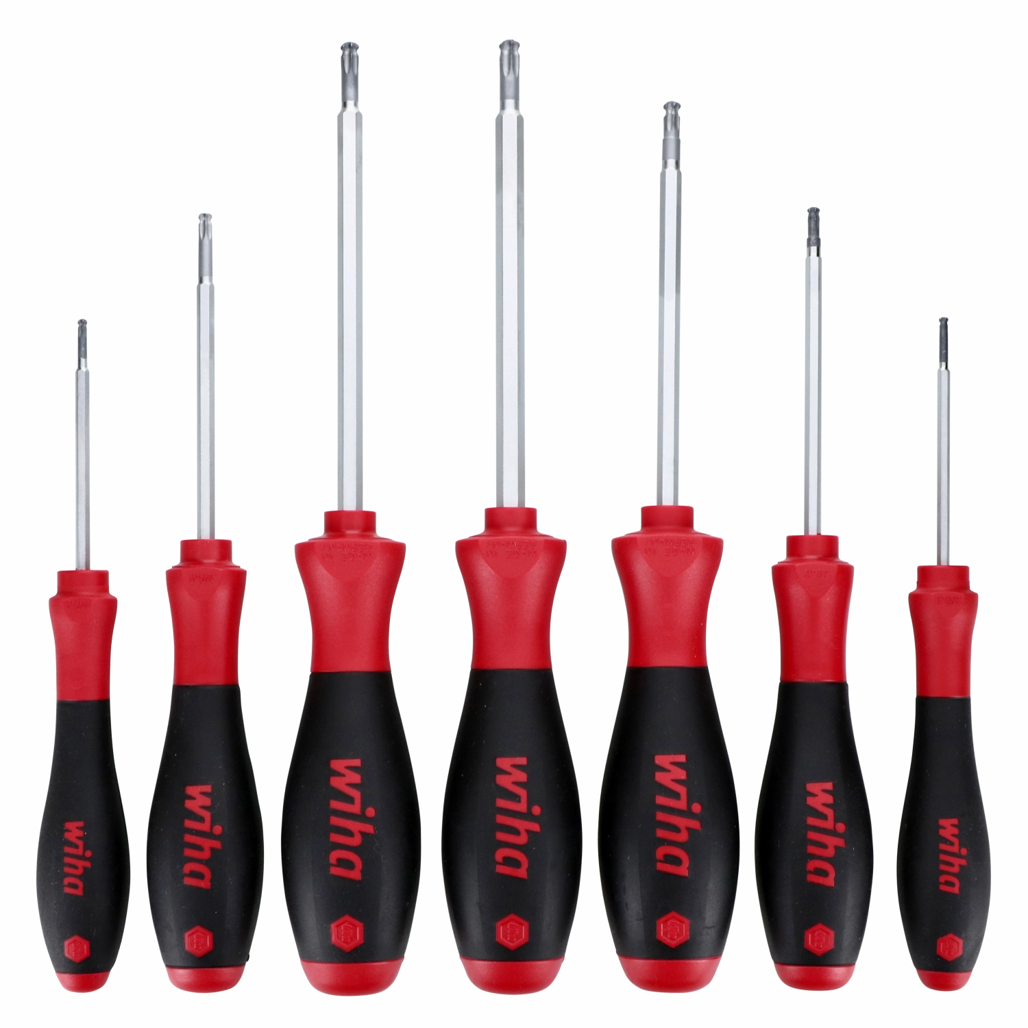 Wiha Tools 36121 Screwdriver Set Ball End TORX 7 Pieces
