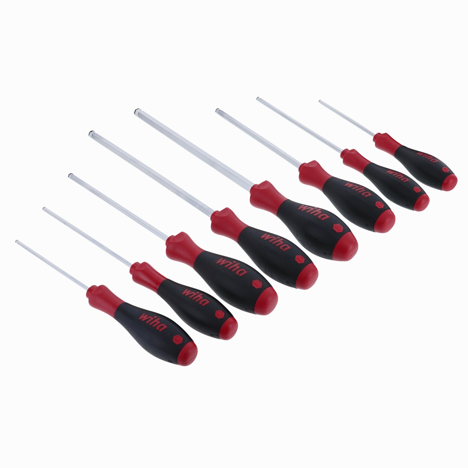Wiha Tools 36793 MagicRing Ball End Inch Screwdriver 8 Piece Set