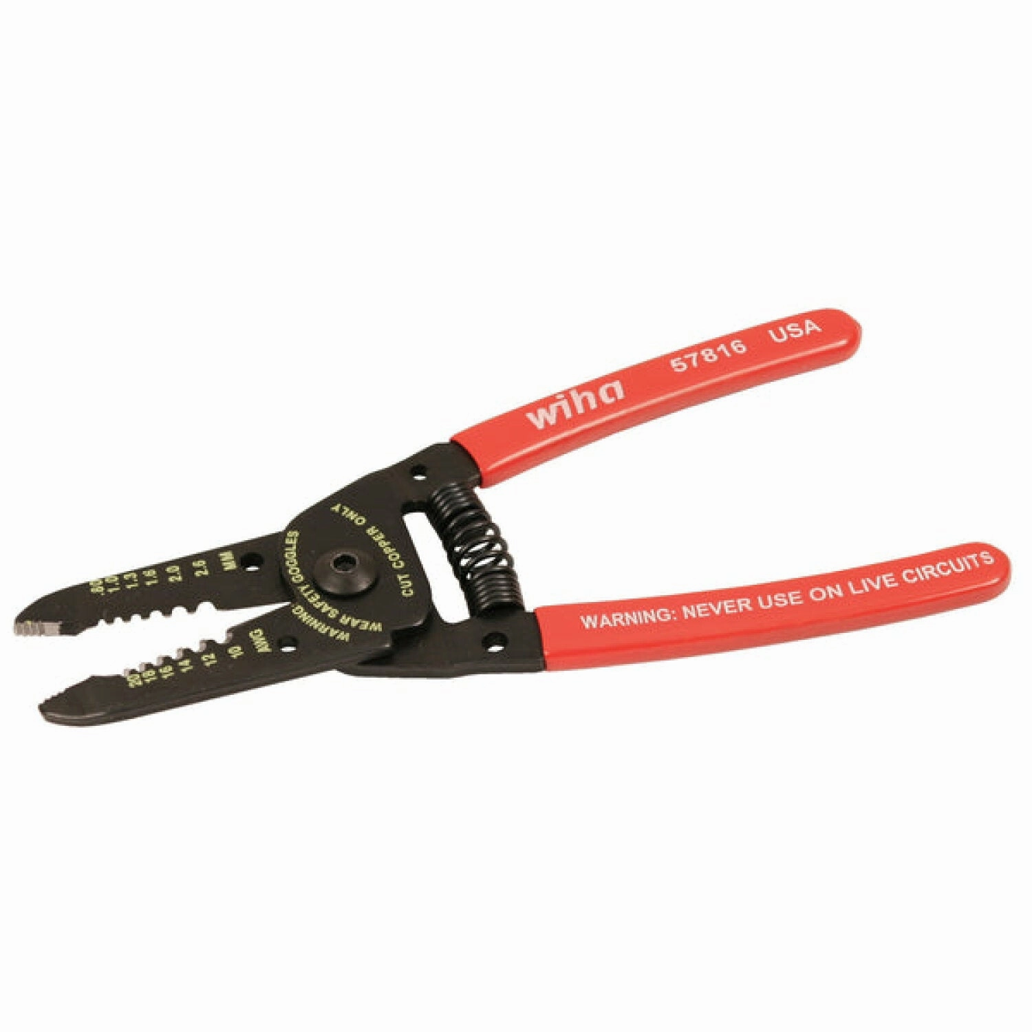 Wiha Tools 57816 Wire Strippers & Cutters 6.0"