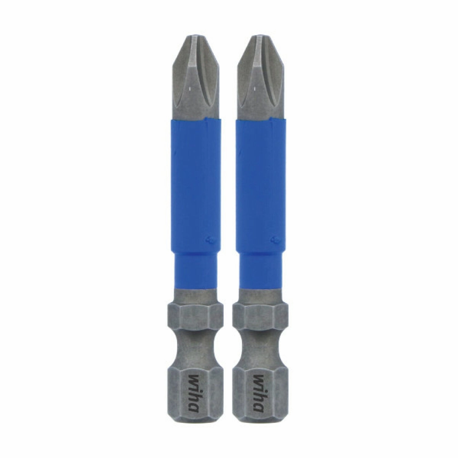 Wiha Tools 70202 Terminator Blue Impact Bit Phillips #2 - 2 Inch - 2 Pack