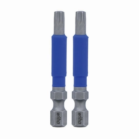 Wiha Tools 70220 TerminatorBlue Impact Bit TORX T25 - 2 Inch - 2 Pack