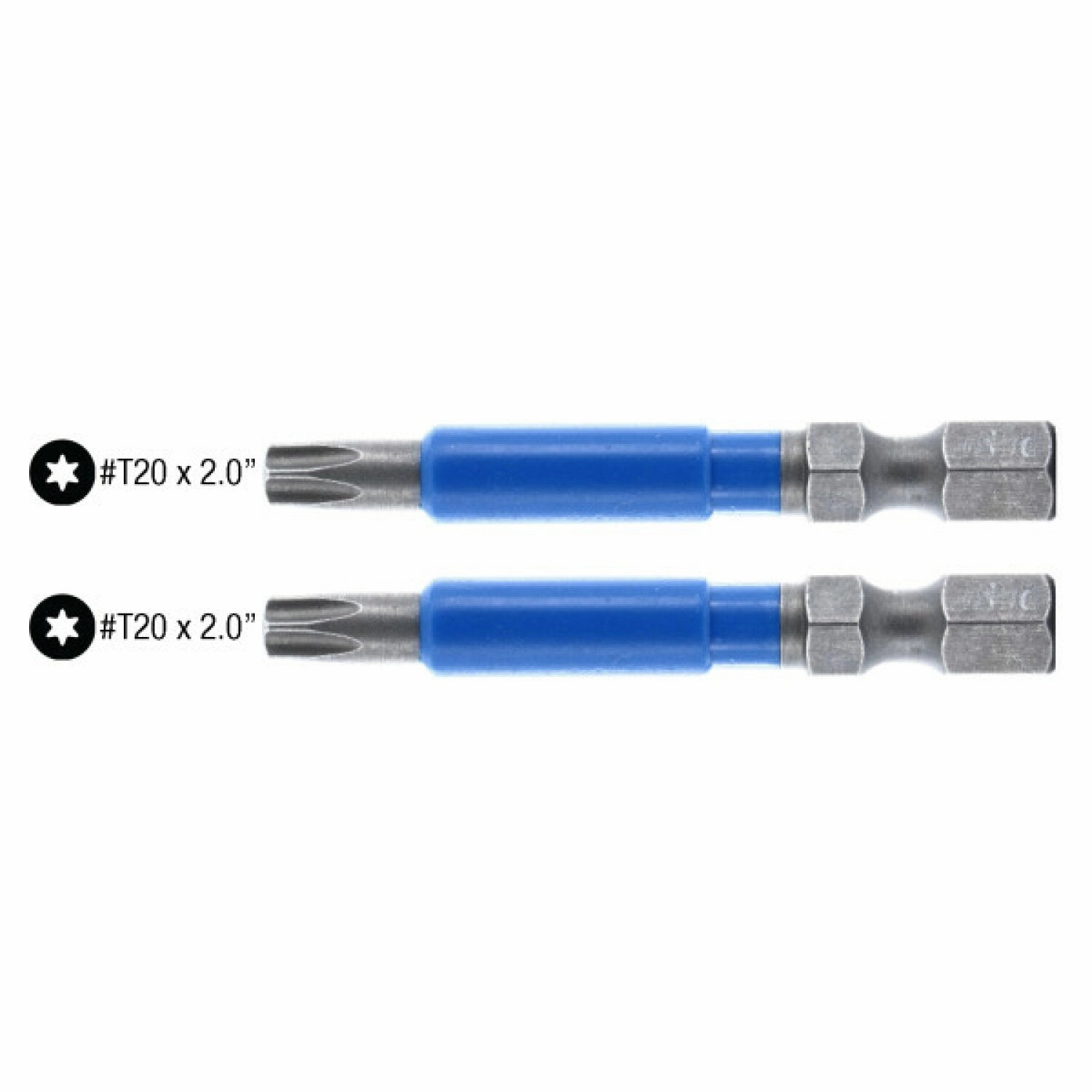 Wiha Tools 70220 TerminatorBlue Impact Bit TORX T25 - 2 Inch - 2 Pack