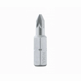 Wiha Tools 71201 #1 x 25mm PoziDriv Insert Bit, 10 Pack