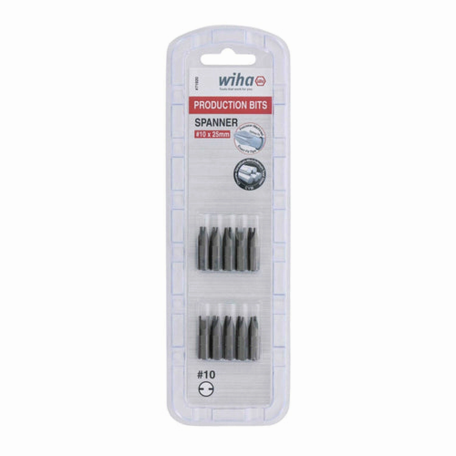 Wiha Tools 71920 Spanner Bit #10 - 25mm - 10 Pack