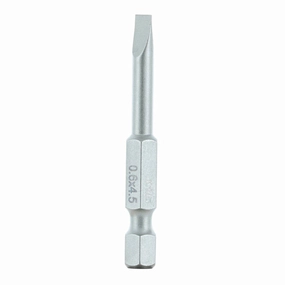 Wiha Tools 74012 Slotted Power Bit, 4.5 mm x 50 mm, 10 Pk.