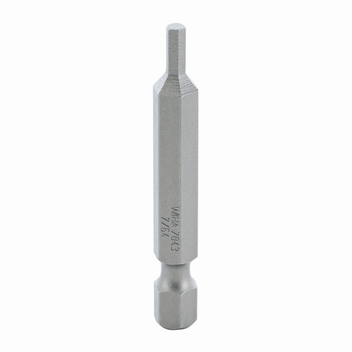 Wiha Tools 74312 Hex Inch Power Bit, 7/64" x 50 mm, 10 Pk.