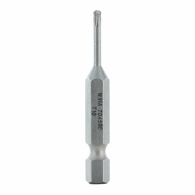 Wiha Tools 74526 TORX Ball End Power Bit, T10 x 50 mm, 10 Pk.